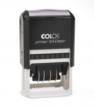 Pečiatka Colop Printer 54-Dater - Čierna mechanika