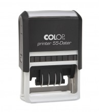 Pečiatka Colop Printer 55-Dater - Čierna mechanika