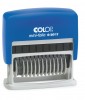 Pečiatka Colop Mini-Dater S120/13 - Modrá mechanika